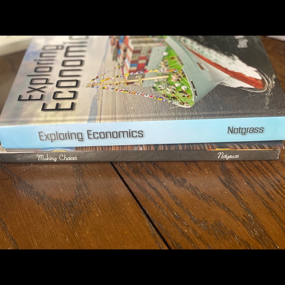 Notgrass exploring economics curriculum 3 book set
